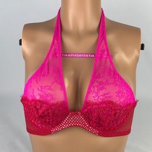 ✅🆕😍 Victoria’s Secret plunge Halter unlined bra